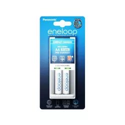 Eneloop BQ-CC50 NiMH akkutöltő 2xAA 2000mAh akkuval