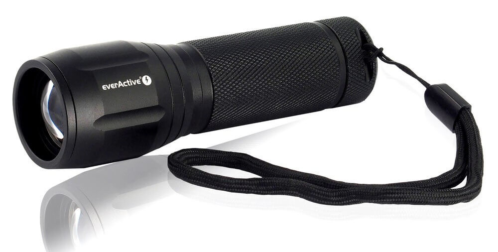 FL-300+ lámpa 350lum Everactive CREE XP-G3 3xAAA fókuszálható alumínium