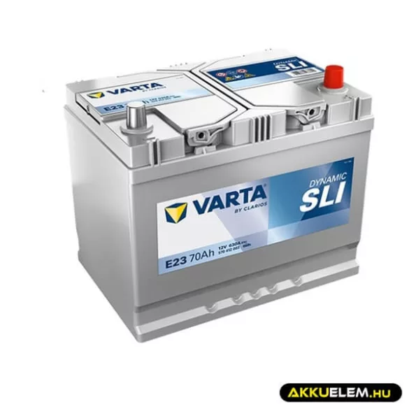 VARTA 12V 70Ah 630A E23 Dynamic akku autó akkumulátor 570412 JOBB+