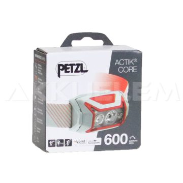 Petzl ACTIK CORE 600lm piros fejlámpa E065AA03
