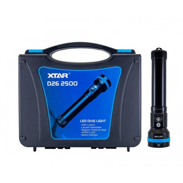 XTAR D26 2500lum búvárlámpa