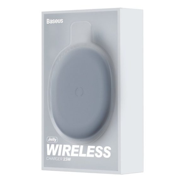 Baseus QI Fast Jelly 15W Wireless Induction Töltő fekete