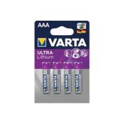 Varta Ultra Lithium FR03 AAA elem 4db/bl (ár/db)