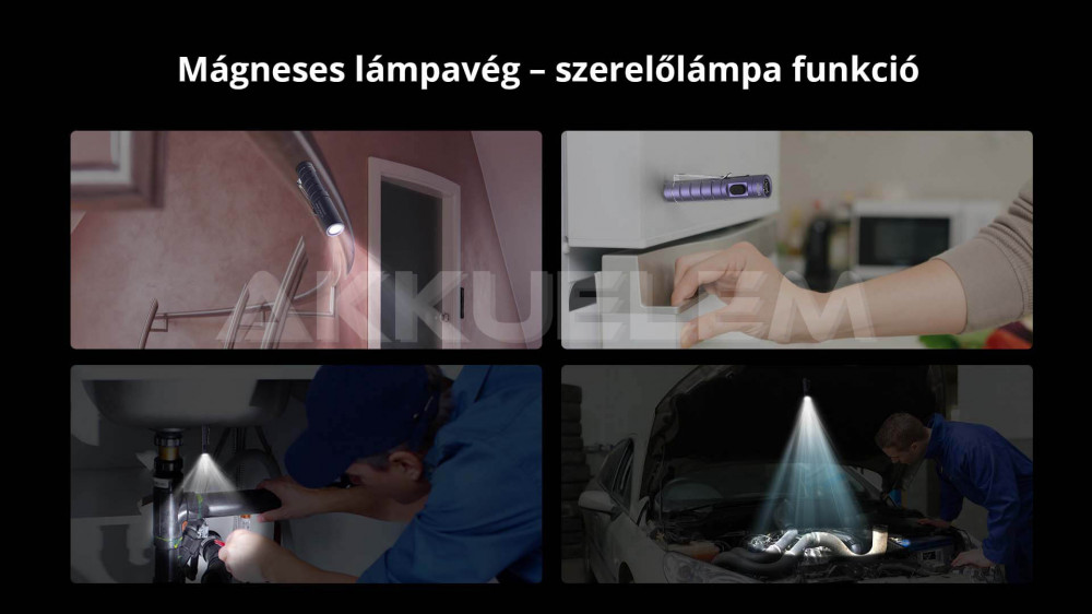 XTAR T2 kézilámpa