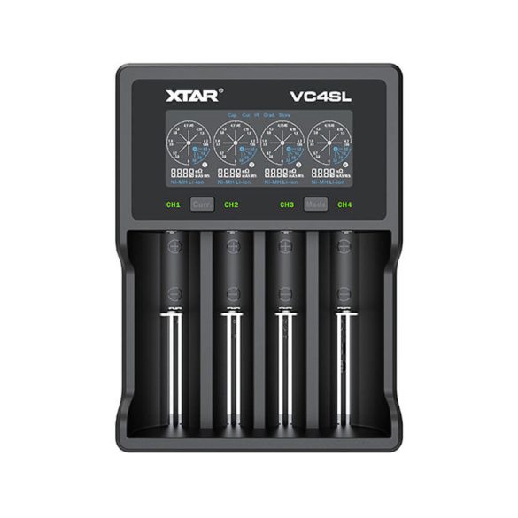 XTAR VC4SL univerzális akkumulátor töltő