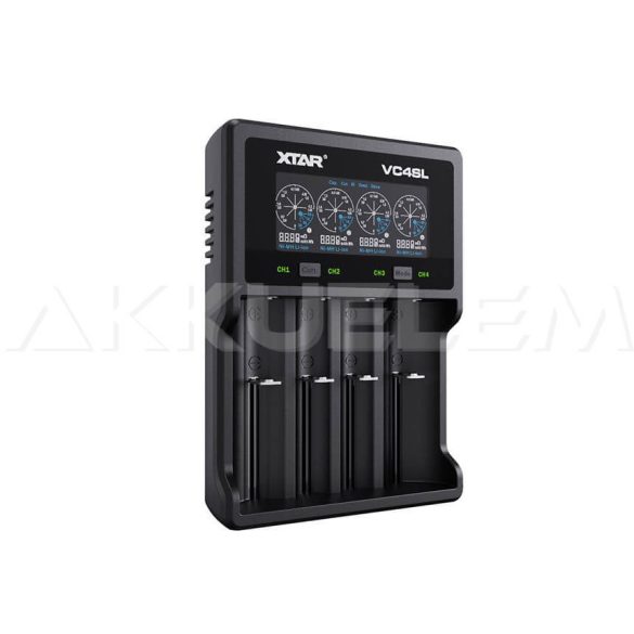 XTAR VC4SL univerzális akkumulátor töltő