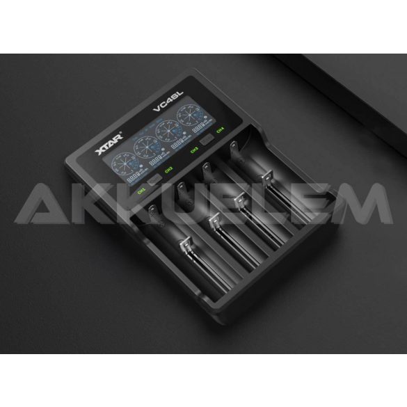 XTAR VC4SL univerzális akkumulátor töltő