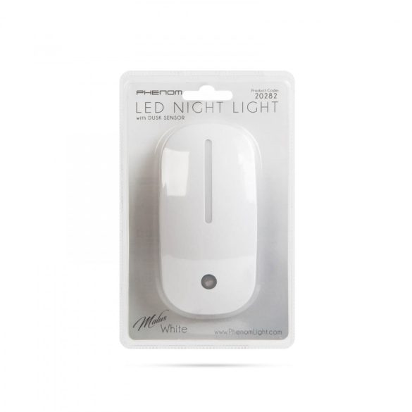 Éjjelifényi lámpa alkonykapcsolós 6LED 40lm Night Light fehér fényérzékelővel