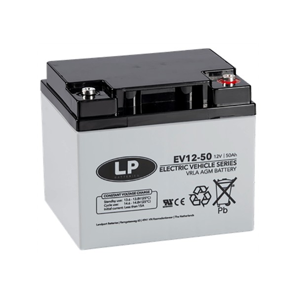 Landport EV12-50 SLA 12V 50AH zselés akkumulátor