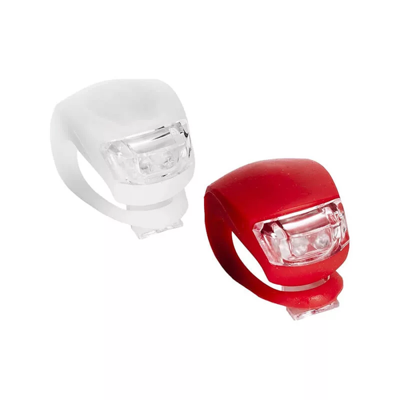 Lámpa LED szilikon kerékpárlámpa szett 2db YH 008 57069