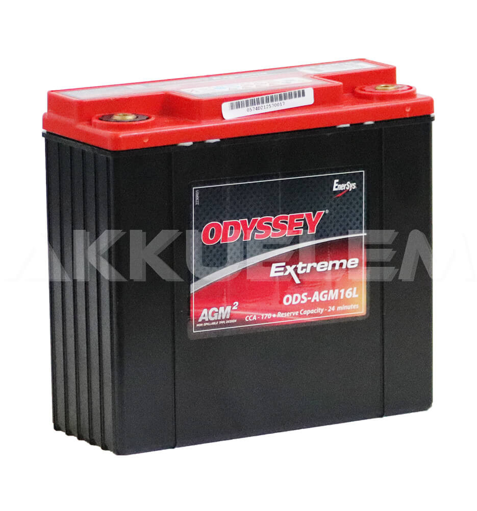 Odyssey ODS-AGM16L zselésakku SLA 12V 16AH  1800A bikázóba