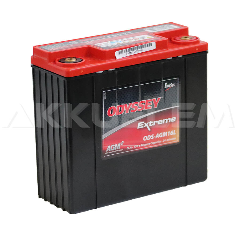 Odyssey ODS-AGM16L zselésakku SLA 12V 16AH  1800A bikázóba
