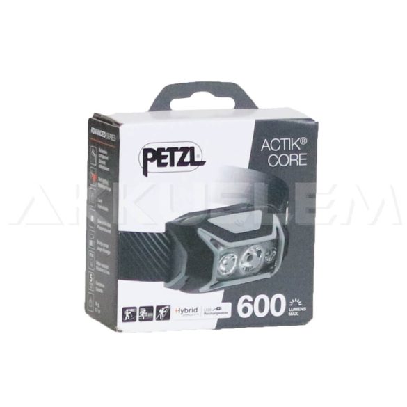 PETZL ACTIK CORE 600lm fekete fejlámpa E065AA00