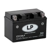 Landport 12V 10Ah 140A YTX12A-4 YT12A-BS motorkerékpár akkumulátor BAL+ GyZ