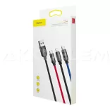 Baseus USB / USB-C / Lightning / microUSB 3in1 kábel USB 3,5A 1,2m