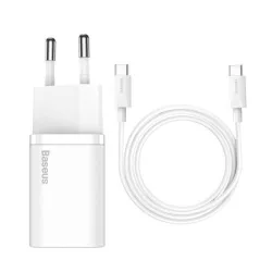 Baseus gyorstöltő USB-C/USB-C kábellel 15W/25W 1m