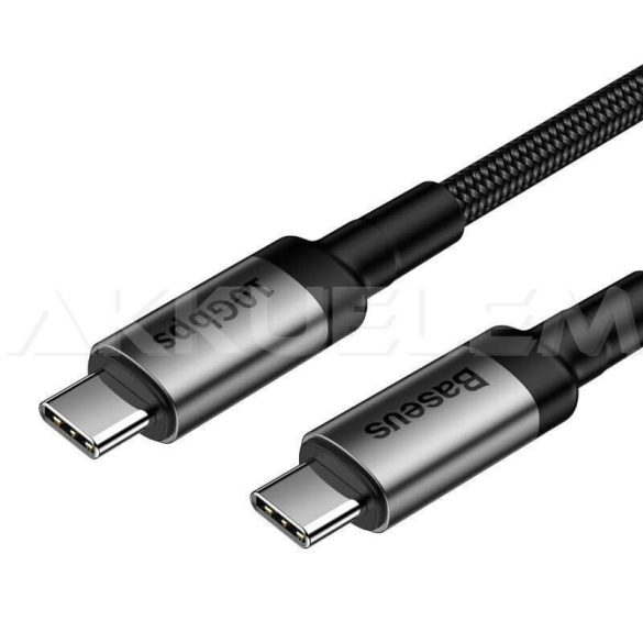 Baseus USB-C (Type-C) kábel textil 100W 5A 1m PD3.1 10Gbps