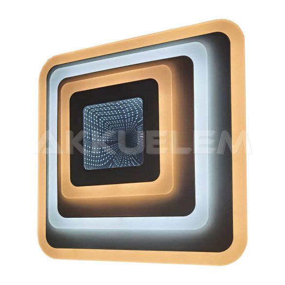 Avide Design NANSY-3D mennyezeti lámpa 81W(40,5+40,5) RF Távirányítóval