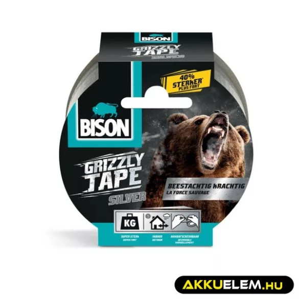 BISON Grizzly ragasztószalag (19mm) 10m