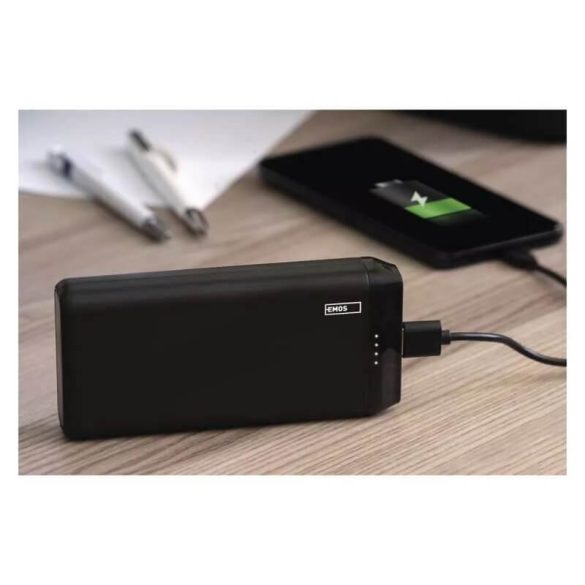 Alpha 20000mAh 10W USB-C külső akkumulátor  fekete B0527B