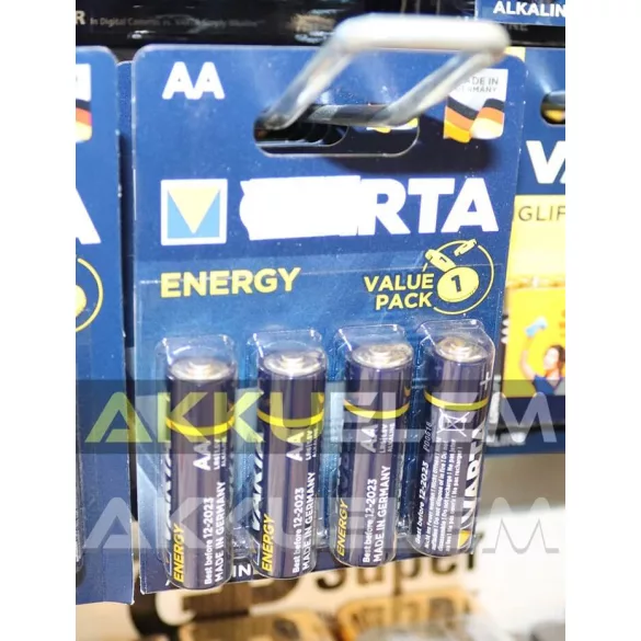 Varta Energy LR6 AA elem 4db/csomag (ár/csomag)