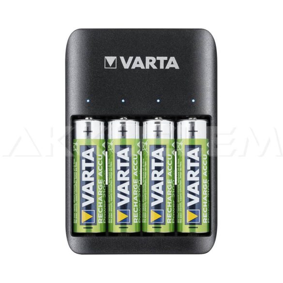 Varta Quatro 57652 akkutöltő + 4*2100mAh AA akku