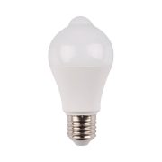   Avide E27 LED GLOBE A60 8.8W 806lum 4000K PIR mozgásérzékelő