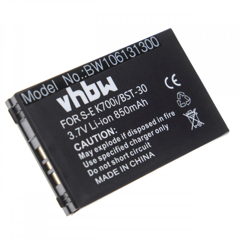   Utángyártott mobiltelefon akkumulátor Sony-Ericsson J210i J210 850mAh 3.7V Li-ion