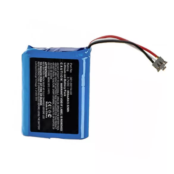 Utángyártott akku műholdas kommunikációs eszközhöz Garmin 361-00114-00 950mAh 3.7V Li-ion - VHBW