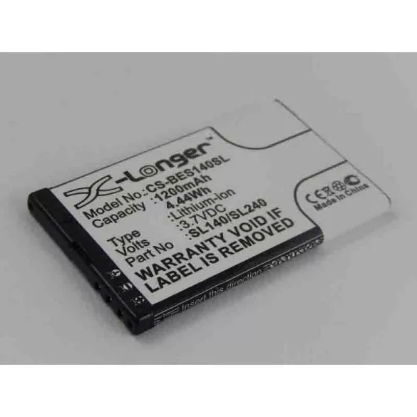 Utángyártott mobiltelefon akkumulátor Doro RCB01P04 1200mAh 3.7V Li-ion - VHBW
