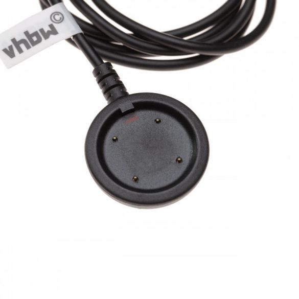 USB-töltőkábel fekete Polar Vantage M/V okosórákhoz, utángyártott