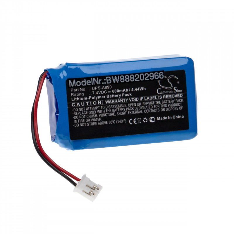   Utángyártott Chuango UPS-A890 600mAh 7.4V Li-polymer riasztórendszer akkumulátor
