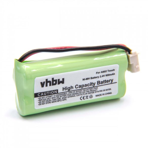 Utángyártott V-Tech BT166342 BT266342 800mAh 2.4V NiMH babafigyelő akkumulátor