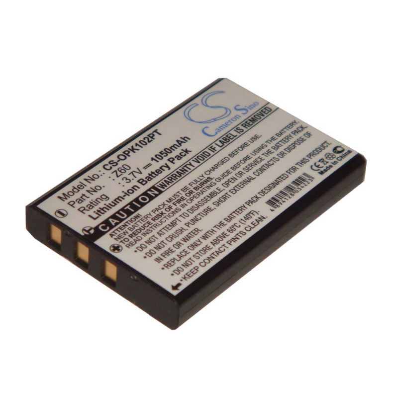 Utángyártott Optoma Z60 1000mAh 3.6V Li-ion projektor akkumulátor