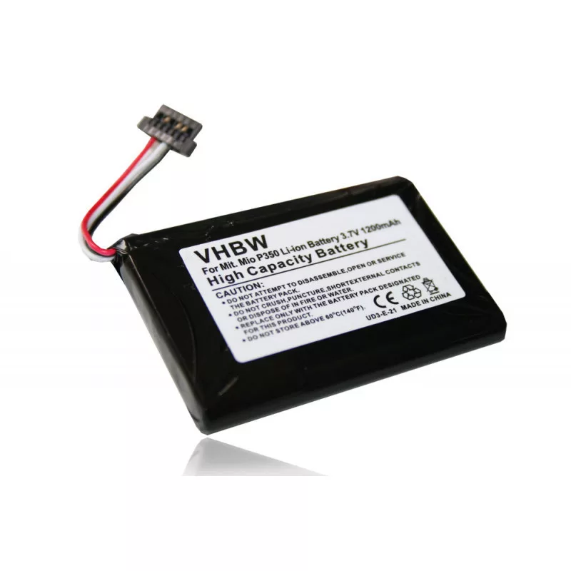   Utángyártott Mitac J00162K 1200mAh 3.7V navigáció akkumulátor