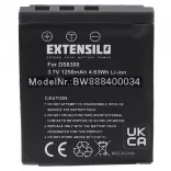Utángyártott 02491-0028-00 02491-0028-01 02491-0028-05 1250mAh 3.7V Li-ion kamera akkumulátor - VHBW