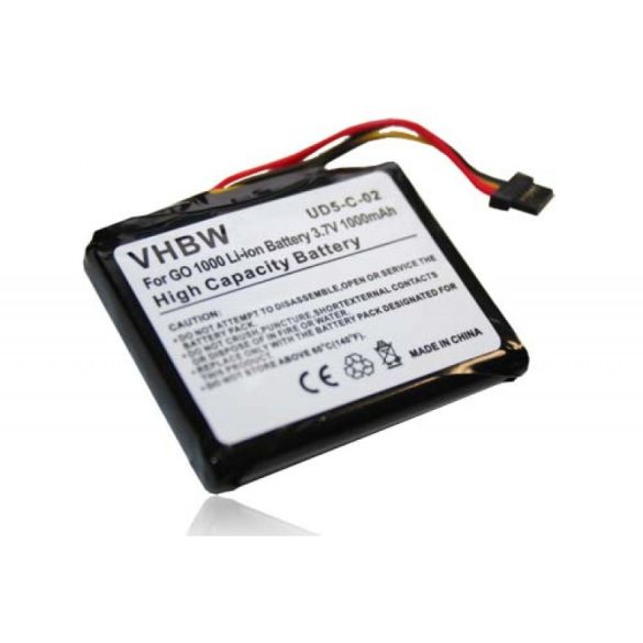 Utángyártott TomTom FKM1108005799 1000mAh 3.7V navigáció akkumulátor