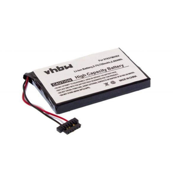 Utángyártott Mitac 338937010159 720mAh 3.7V navigáció akkumulátor