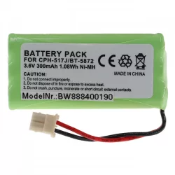   Utángyártott 89-1333-01-00BT5632BT5872CPH-517J 300mAh 3.6V Ni-MH vonalas telefon akkumulátor
