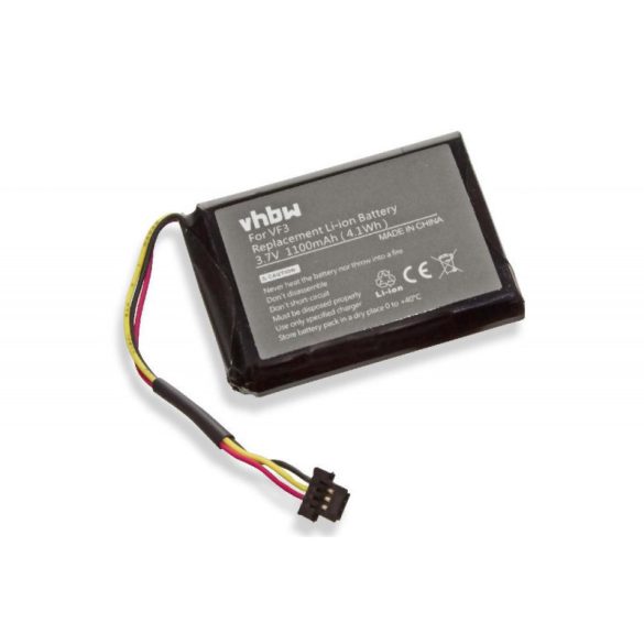 Utángyártott TomTom FMB0829021142 R2 1100mAh 3.7V navigáció akkumulátor