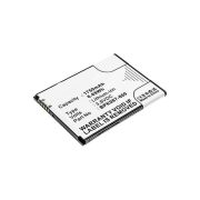   Vonalkód olvasó utángyártott akkumulátor Verifone BPK087-600 1750mAh 3.8V Li-ion