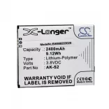 Utángyártott mobiltelefon akkumulátor Emporia AK-S2 2400mAh 3.8V Li-polymer - VHBW