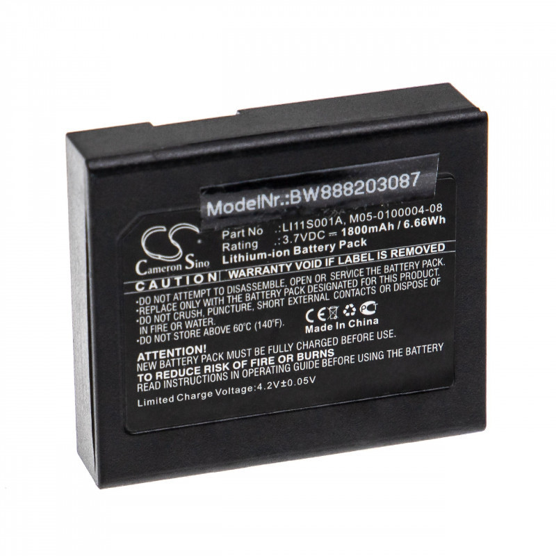 Utángyártott Mindray 022-000008-00 LI11S001A 1800mAh 3.7V Li-ion orvosi eszköz akkumulátor