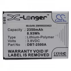  Utángyártott mobiltelefon akkumulátor Doro DBT-2500A 2350mAh 3.8V Li-polymer