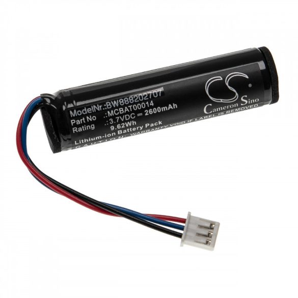 Drón Távvezérlő utángyártott akkumulátor Parrot MCBAT00014 2600mAh 3.7V