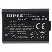   Utángyártott Canon LP-E10 1100mAh 7.4V Li-ion kamera akkumulátor