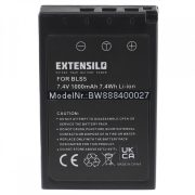   Utángyártott Olympus BLS-5 BLS-50 BLS50 1000mAh 7.4V Li-ion with info chip kamera akkumulátor