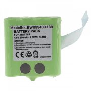   Utángyártott BATT8R KEBT-072-A KEBT072A 600mAh 4.8V NiMH rádió akkumulátor