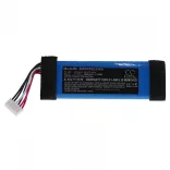 Utángyártott JBL 02-553-3494 L0748-LF 3000mAh 3.7V Li-po hordozható hangszóró akkumulátor - VHBW