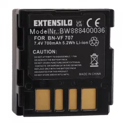   Utángyártott JVC BN-VF707 BN-VF707U BN-VF714 BN-VF714U 700mAh 7.4V Li-ion kamera akkumulátor